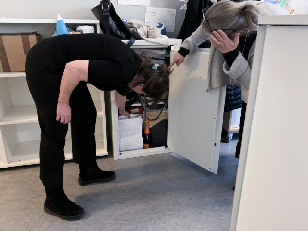 The safe at Borås Newspaper
